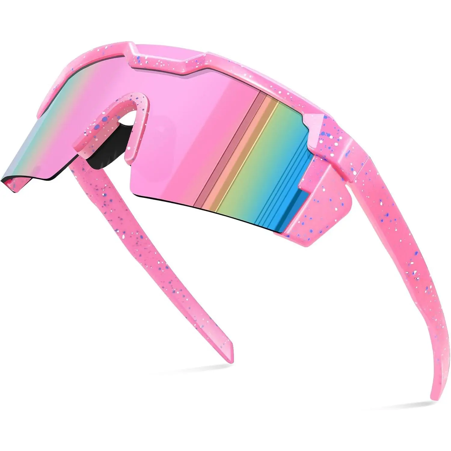 Kids UV Protection Sports Sunglasses, 6-12 Ages Baseball Cycling Goggles for Boys and Girls, Baseball Sports, Ages 6-12