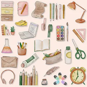 Office Planning Stickers Set, Friendship Love Gift Stickers, Holiday Party Stickers, DIY Stickers for Luggage, Water Bottle, Notebook