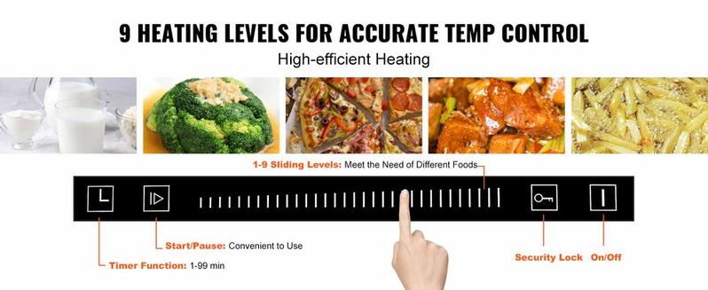 Spring new arrivals Built in Electric Stove Top, 20 x 11.6 inch 2 ...