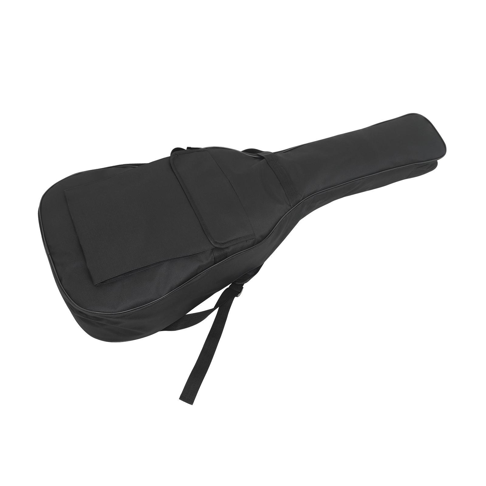 Guitar Bag, 1 Count Guitar Case with Shoulder Strap, Guitar Bag with Side Pocket, Instrument Bag & Case for Guitar, Bass, Violin, Cello, Mandolin