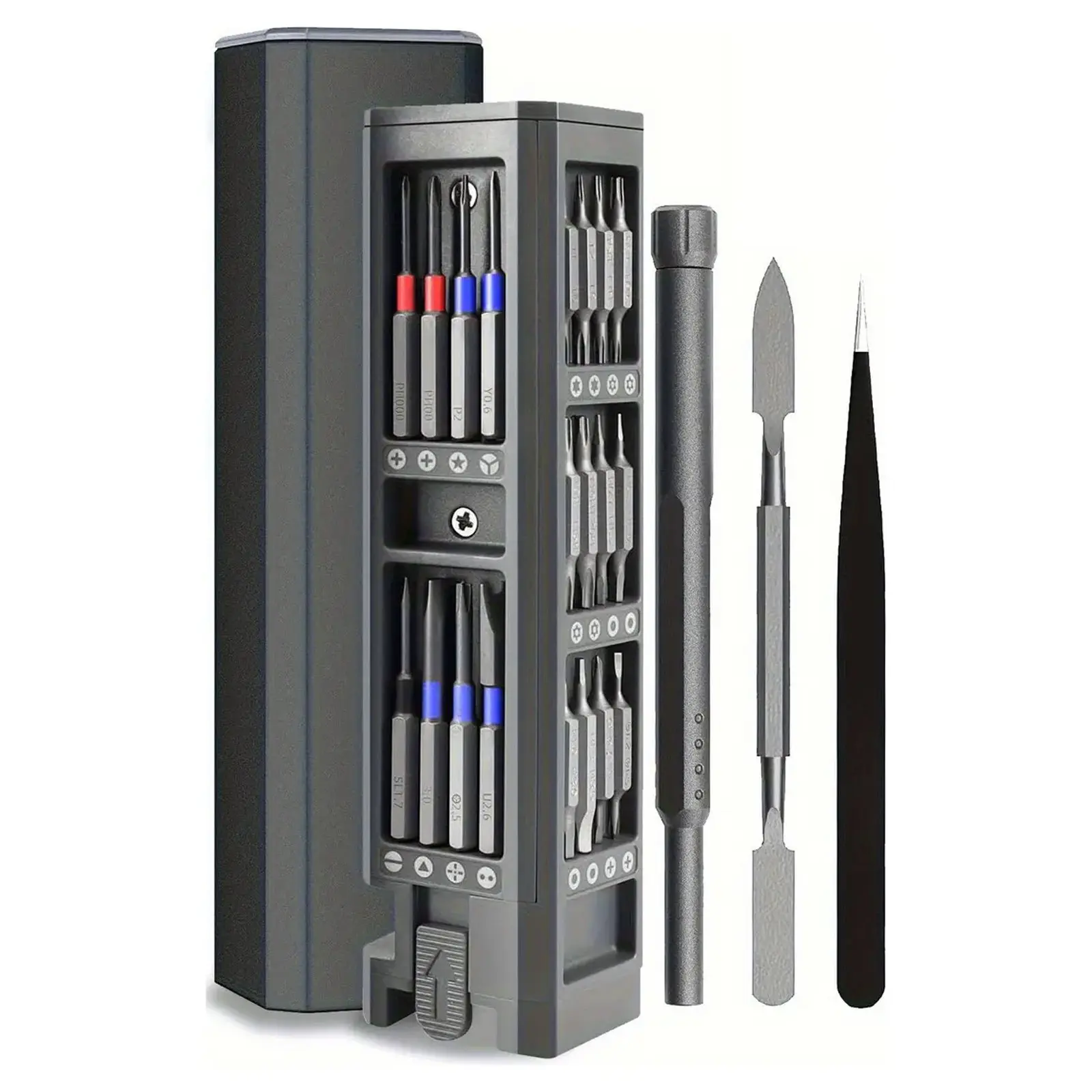 71-in-1 Precision Screwdriver Set Small Magnetic Screwdriver Repair Tool Kit with Extension Rod for Smartphone Computer Watch Toy Electronics Repair Tech DIY Hardware Tool Kit