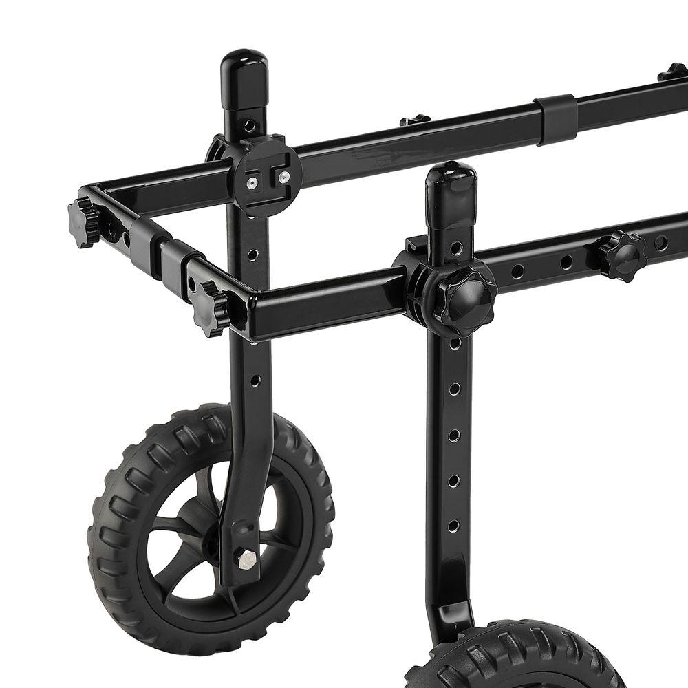 Lightweight Dog Cart with Shock-Absorbing Wheels, Adjustable Wheelchair for Disabled Pets Up to 33lbs Lightweight Dog Cart with Shock-Absorbing Wheels, Adjustable Wheelchair for Disabled Pets Up to 33lbs