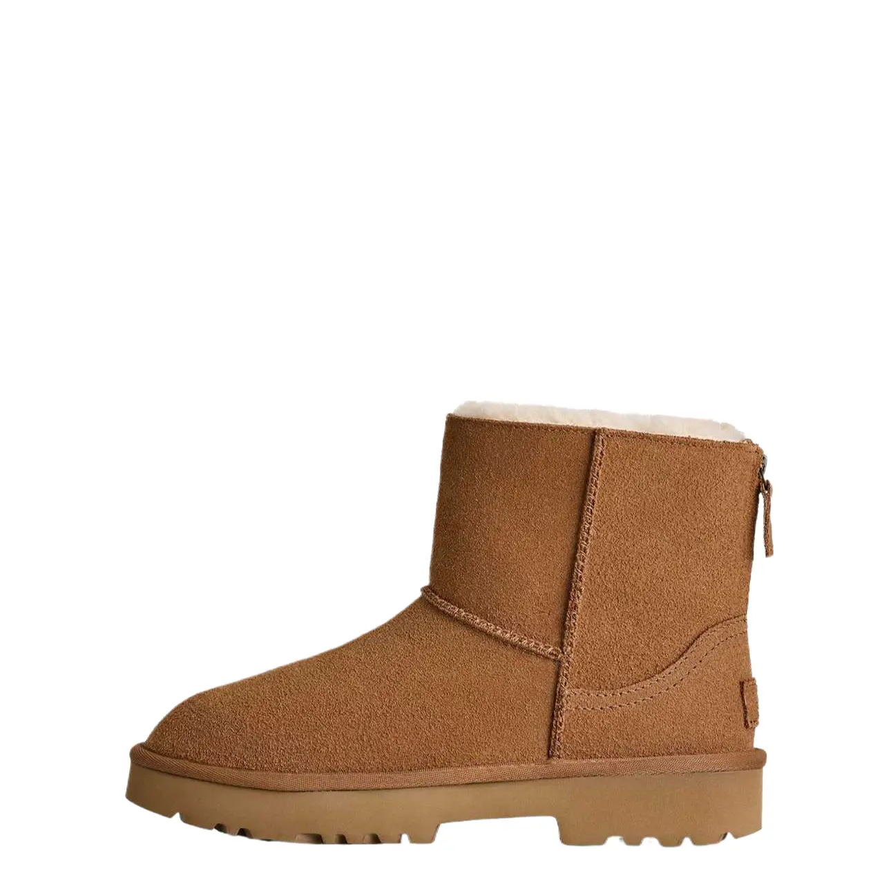 UGG Cow Split Leather Solid Color Trendy Versatile Short Boots 1171574