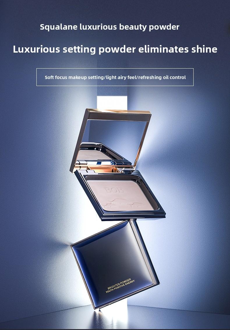 Squalane Luxurious Beauty Powder: Natural Concealer, Long-Lasting, Oil Control, Lightweight, Non-Caking Makeup for Women