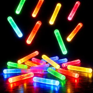 100 Pcs Mini Glow Sticks Assorted Colors, Bulk Mini Glow in the Dark Sticks for Easter Eggs Filler, Easter Basket Stuffers, Easter Night Egg Hunts, Fishing Floats, Halloween Glow Partyfidget toys