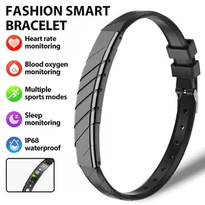 Smart Band Heart Rate Blood Oxygen Monitor, IP68 Waterproof, Sleep Tracking, Step Counter, Sedentary Reminder, Remote Photo, Multi-Function