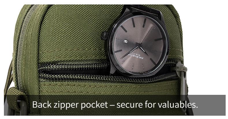 Tactical Waist Bag for Men - Water Bottle Holder, Crossbody Chest Bag for Camping, Cycling & Everyday Use