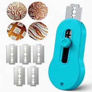 5th Generation  Bread Lame Blue, Sourdough Scoring Tool, Professional Bread Scoring  for Homemade Sourdough Bread, Bread Baking Supplies with 5  , 1 Pack