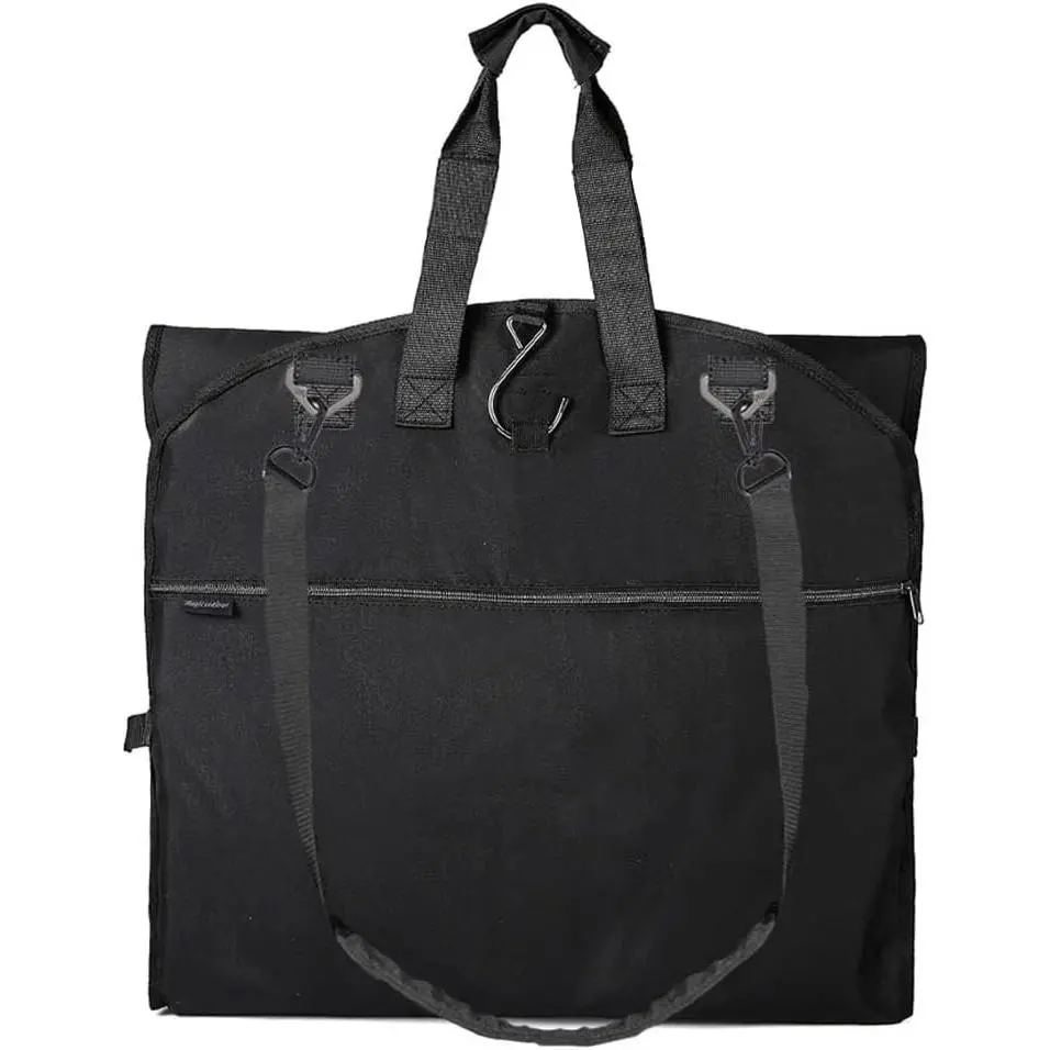 66" Versatile Travelling bags Wedding Dress Travel Garment Bag Tri-Fold Gown Length w/Hanging Hook Extra Pocket