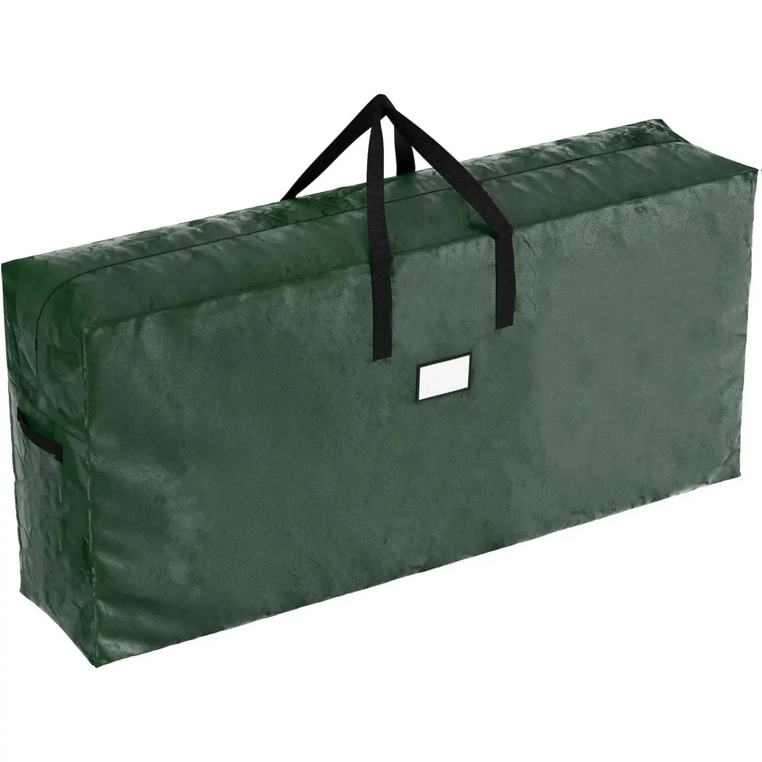 [New Deal] 9FT Disassembled Artificial Christmas Tree Storage Bag, Nylon Waterproof Heavy-Duty Home Organizer with Zip for Seasonal Decor Storage (Green)