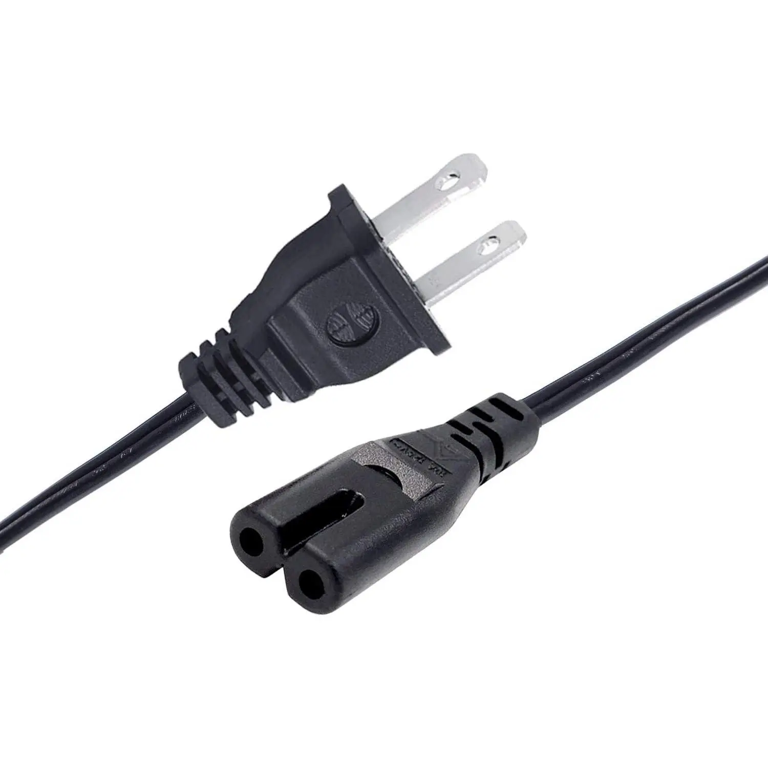 8ft 2 Prong Power Cord  for Echo Studio High-Fidelity  Speaker AC Power Cord IEC C7