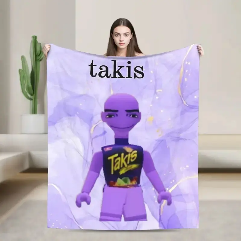 Takis Chili Chips Blanket  Super Warm Print Plush Throw Blanket For Living Room Picnic Flannel Bedspread Bed Cover, Perfect Warm Gift for Birthday Christmas Housewarming for Adults Kids