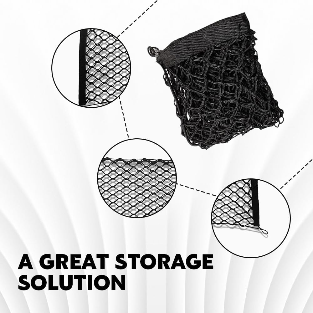 Cargo Net Stretchable, Trunk Net for SUV, Adjustable Elastic Trunk Storage Net with Hook, Universal  Bed Organizer  Interior Accessories Fit for  SUVs,  and