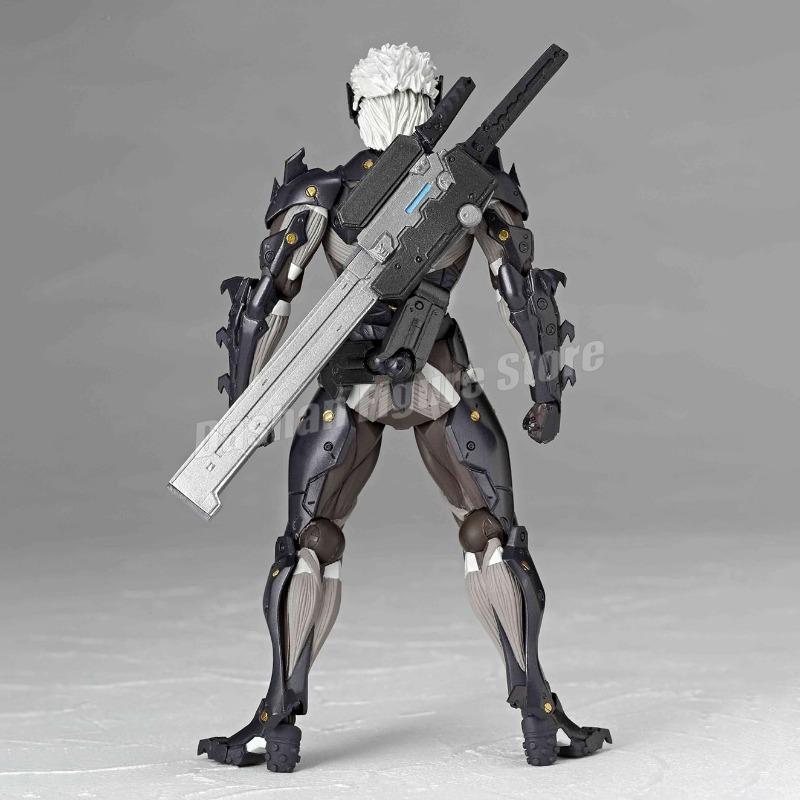 Kaiyodo Revoltech Metal Gear Solid Raiden Action Figure PVC Movable Model #140 Collection 15cm Solid Snake Jack Figurine Toys popular