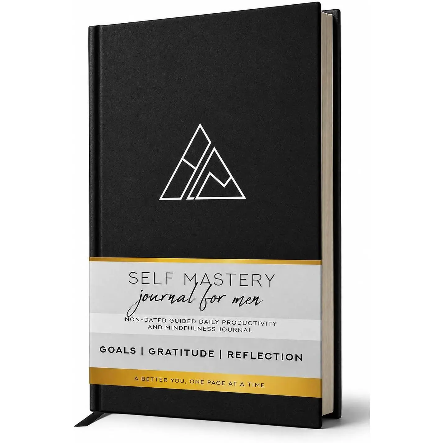 Self-Mastery Journal for Men with Prompts - 13 Week Guided Gratitude Journal - Daily Reflection & Manifestation Journal for Mindfulness - Self Care & Goal Journal for Women & Men