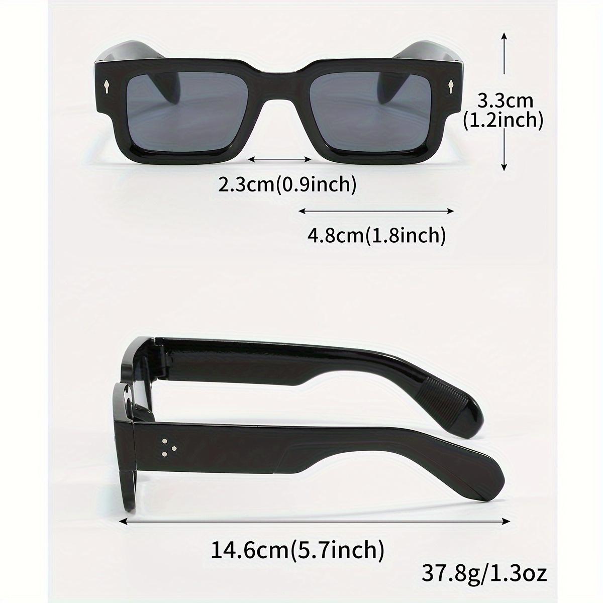 3 PCS Men's Lightweight Plastic Small Frame Square Fashion Glasses - Anti-Reflective Lenses, Black/Transparent/White Frames for Driving, Daily Use, & Music Festivals, Driving Eyewear, Sleek Eyewear Design, Highquality Lenses, Festival Goers gift for women