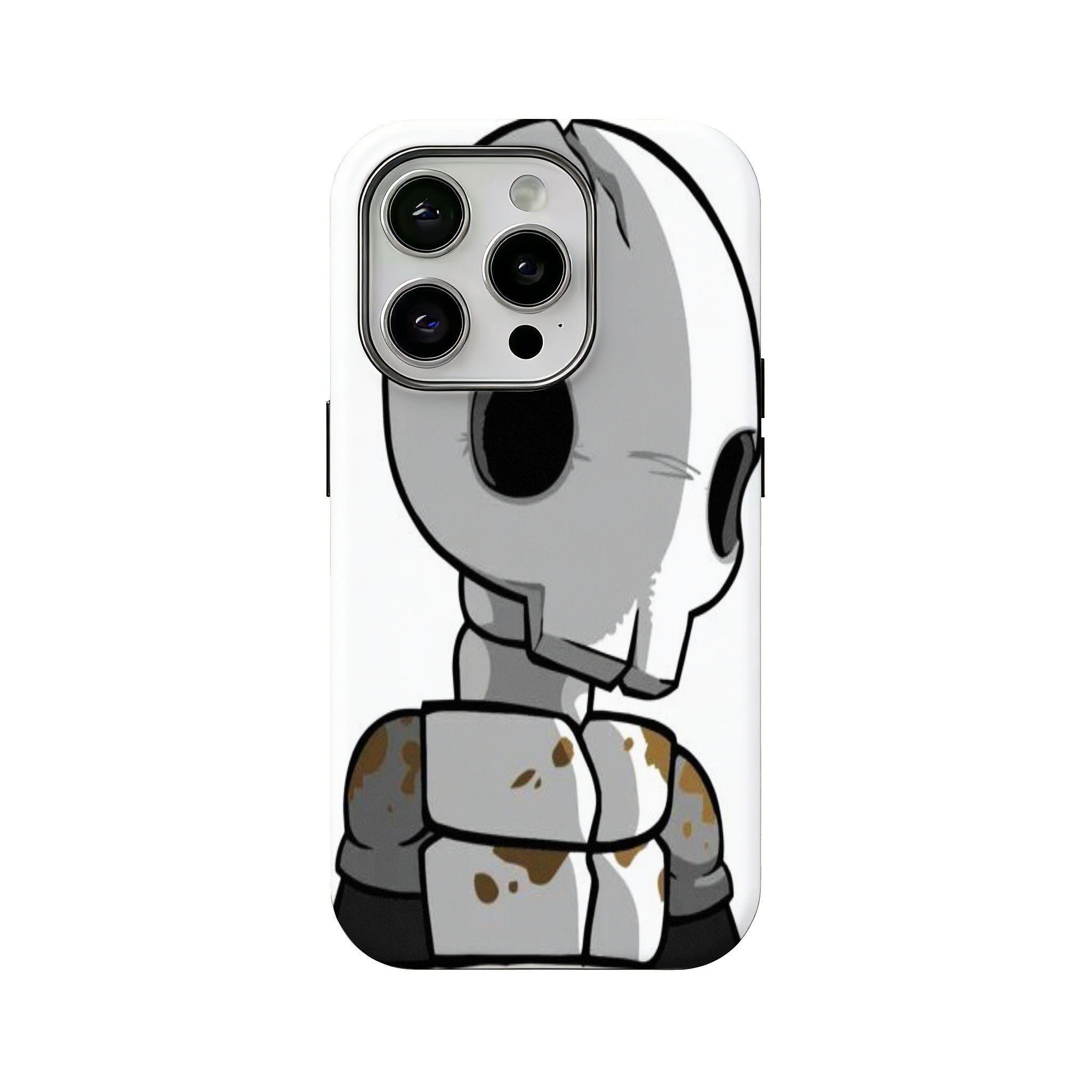 2-in-1 Film-Integrated Phone Case featuring a "Castle Crashers" Pattern in a High-Energy Anime Style — Compatible with iPhone 12, 13, 14, 15, 16, & 17 Series — Unique & Creative Design