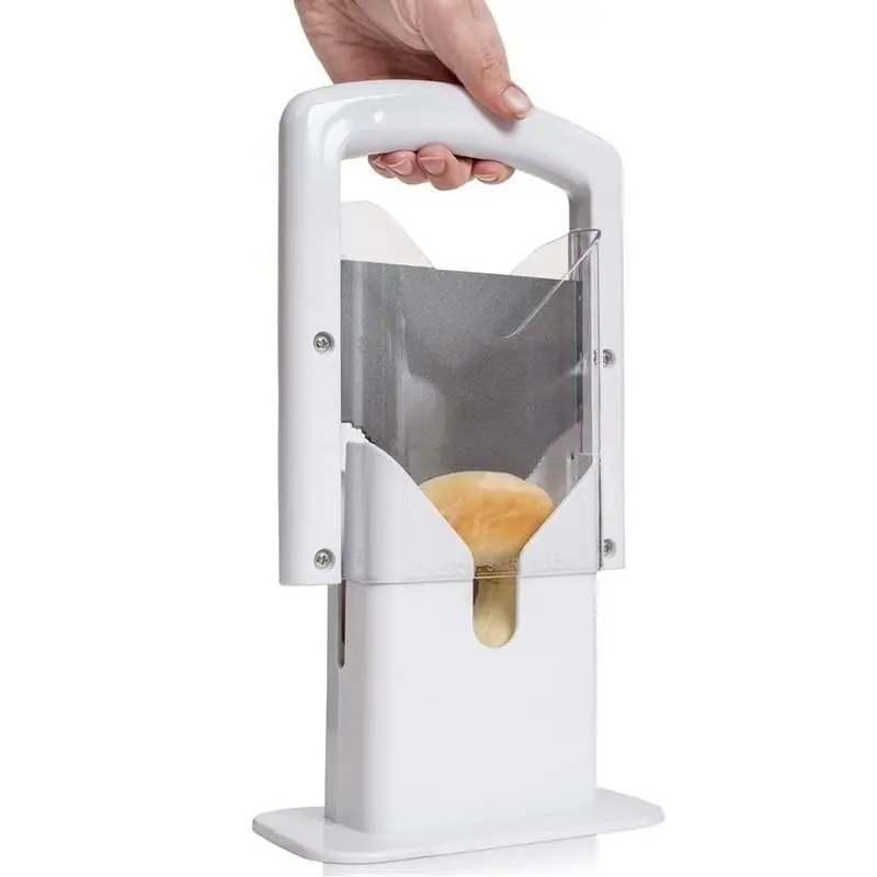 Kitchen Tool Bagel Guillotine Slicer, Bread Cutting Knife for Baking, Efficient Slice Design, Perfect for Home & Professional Use