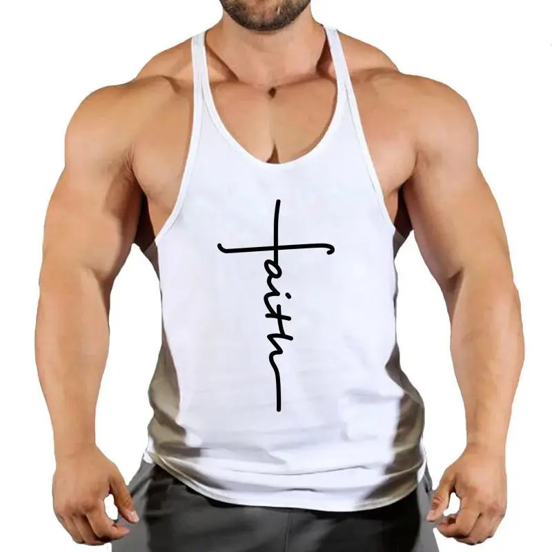 Men's Sleeveless Gym Stringer Vest, Fitness Wear for Bodybuilding Enthusiasts