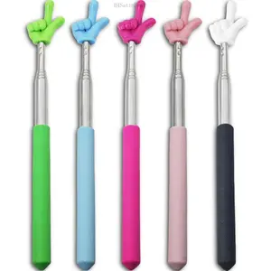 5 PCS Random Color School Teacher Pointer, Retractable Finger Pointer Tool, Retractable Classroom Mini Pointer, Ideal Classroom Teacher Supplies for Interactive Learning, Home OfficeH4SatinSway