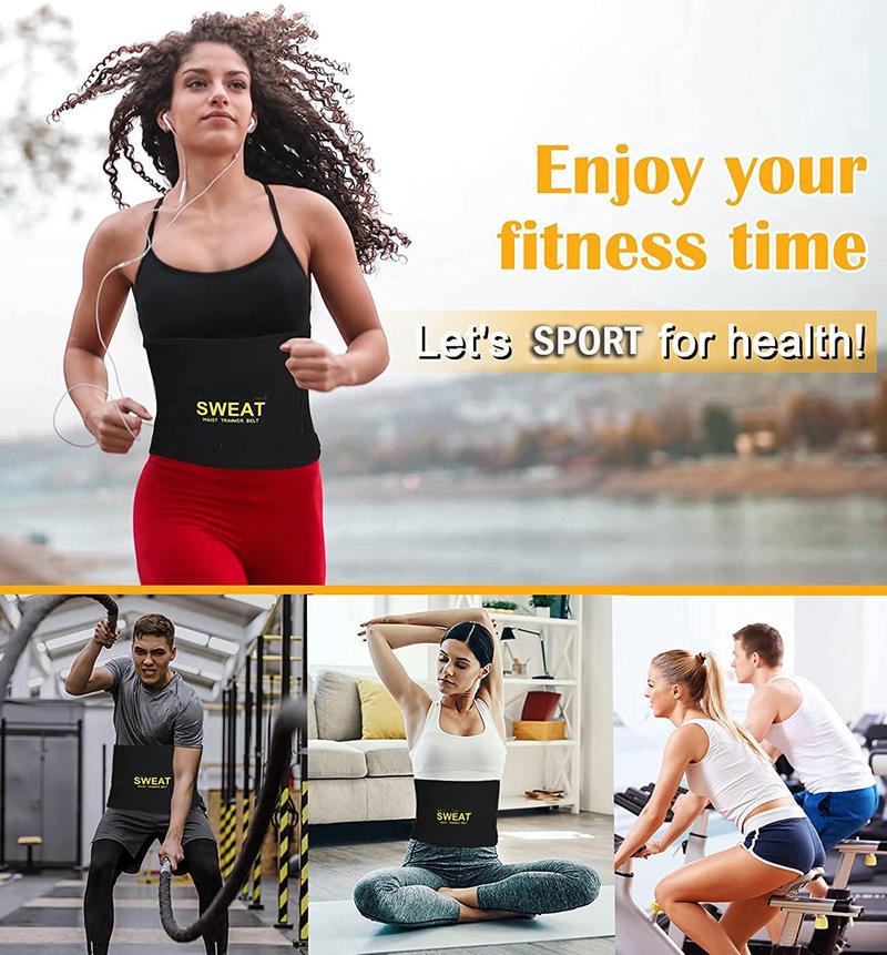 Sauna Sweat Ab Waist Trainer Belt for Women and Men - Sweat Band Waist Trainer Belt for Sports Training Gym Workouts, Men Women Sportswear, Womenswear, Fajas Para Mujer, 3 Adjustable Sizes, 5 Color Choose Sauna Sweat Ab Waist Trainer Belt for Women and Men - Sweat Band Waist Trainer Belt for Sports Training Gym Workouts, Men Women Sportswear, Womenswear, Fajas Para Mujer, 3 Adjustable Sizes, 5 Color Choose