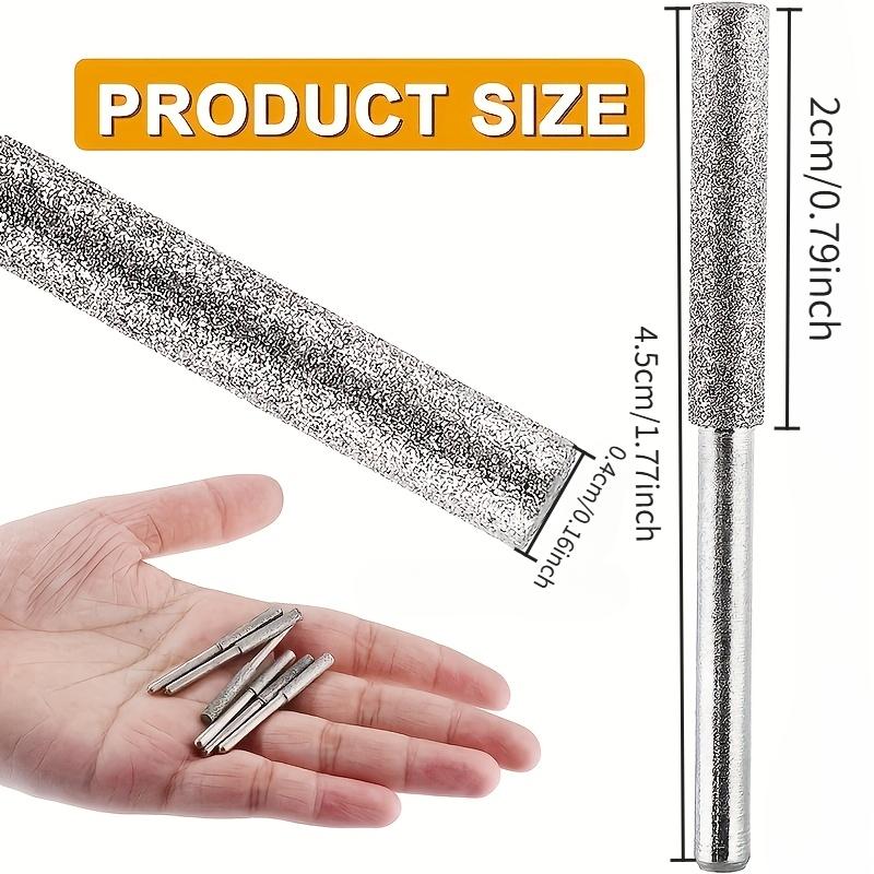 Diamond Chainsaw Sharpening Kit with Titanium-Coated Synthetic Jade Grinding Wheel - Heavy-Duty Metal Rotary Tool File, suitable for chainsaws, glass, and metal - No power required, professional use - Perfect gift for Christmas and New Year.