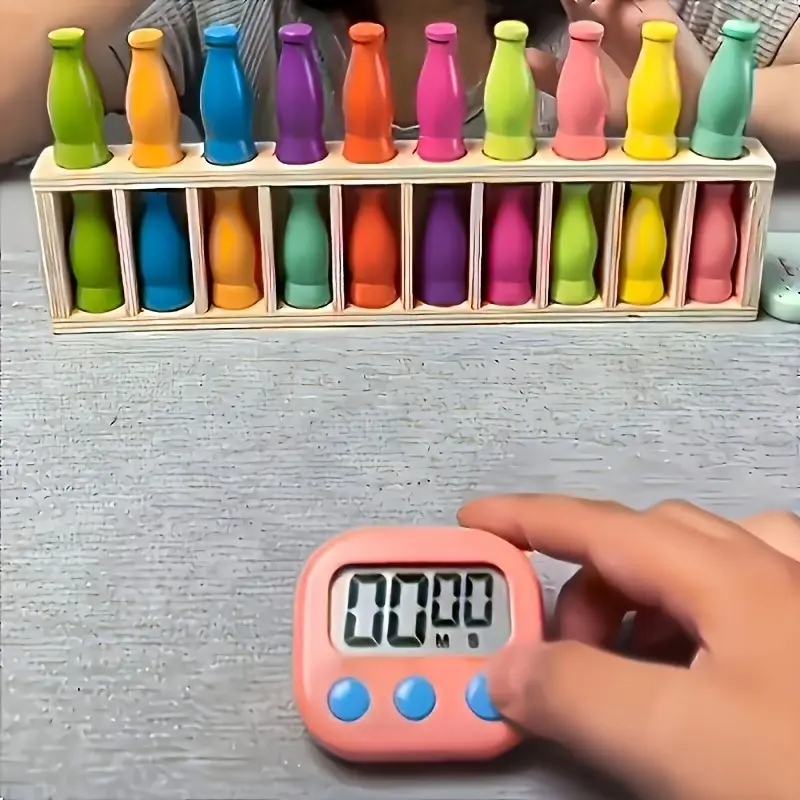 Colorful Bottle Memory Challenge Board Game, Mind Pairing Game, Memory Training, Family Party, Holiday Gift, Christmas, Halloween