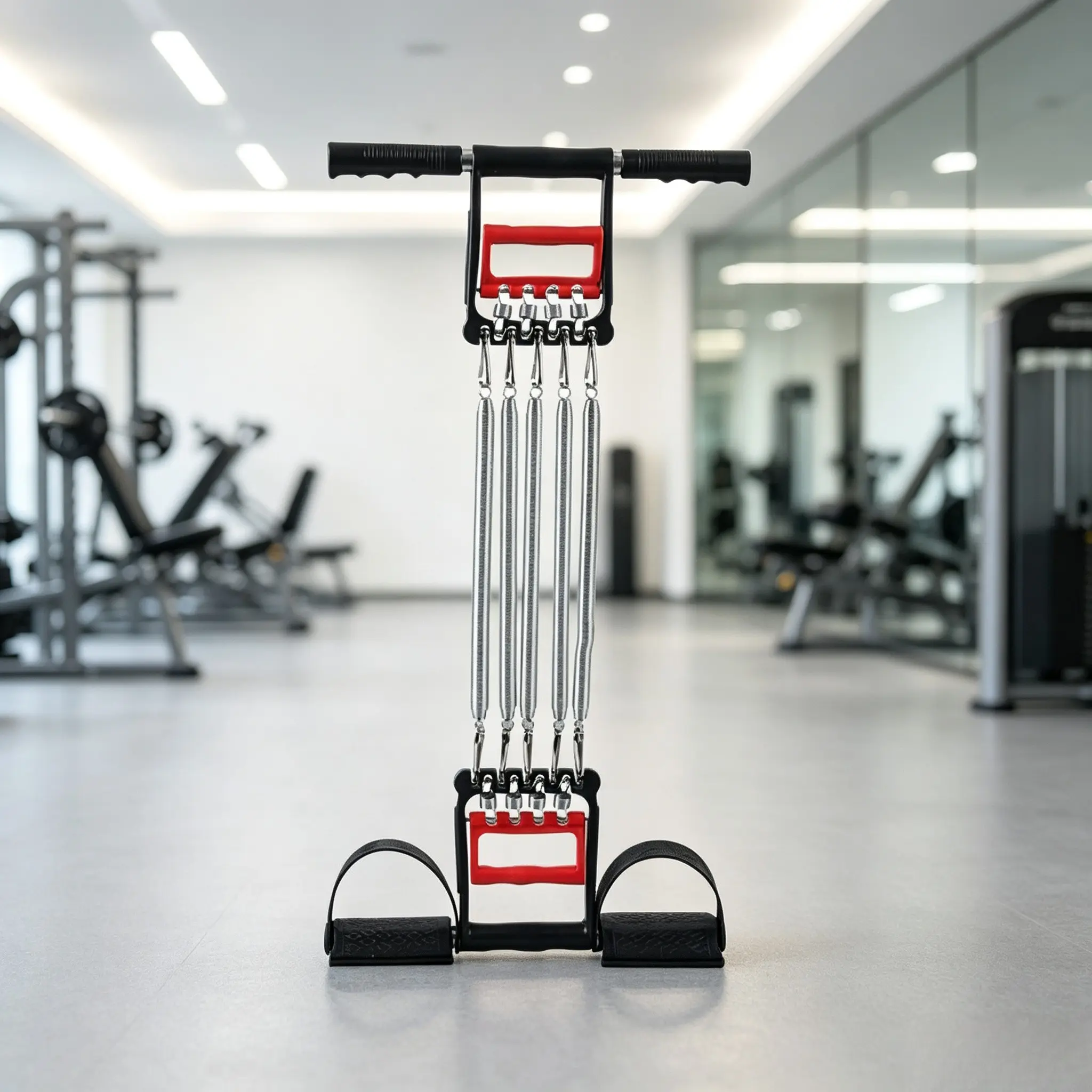 Multifunctional Spring Step Pull Rope, Adjustable Fitness Tensioner, Arm and Chest Muscle Exercise, Gym Workout Equipment, Arm Exerciser Rope