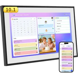 10.1 Inch  Digital Calendar & Chore Chart  Touchscreen Display WiFi Sync  Planner for Family Schedules Includes Desk Stand Streamline  Organization  for mother mom women