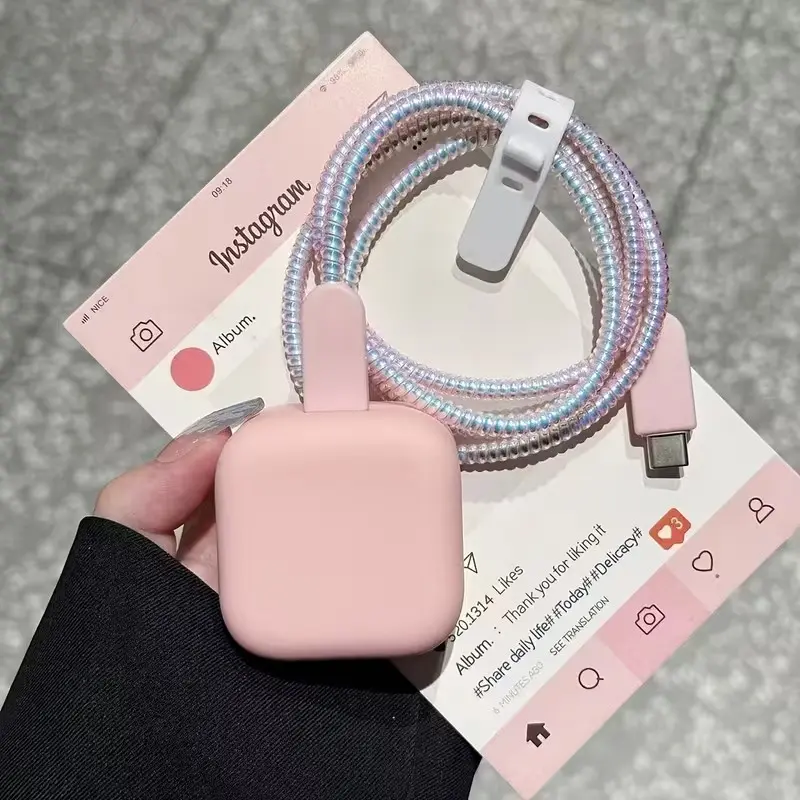 Apple 40w Fast Charger Protective Case, Options, Anti-Break, Anti-Wear, Anti-Tangle, Durable Design