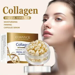 Collagen Hydrating Essence Capsules, Deep Moisturizing for All Skin Types, Compact Packaging, Perfect Gift for Valentine's Day and Mother's Day