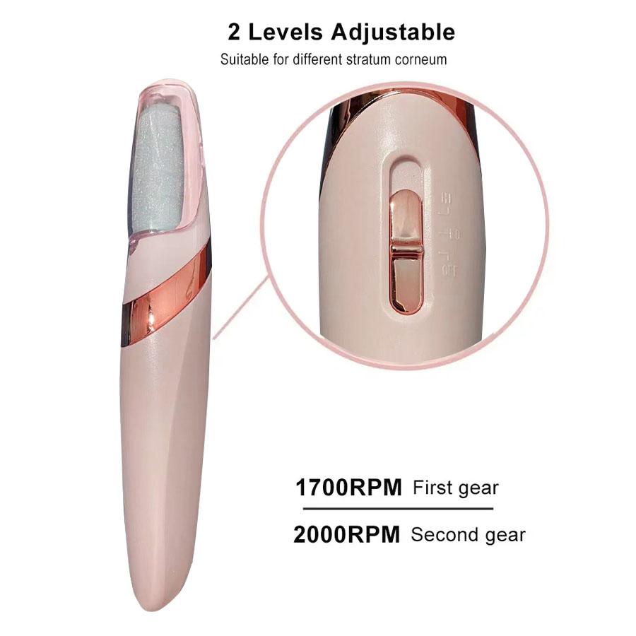 Rechargeable Electric Foot Callus Remover, 2 Adjustable Levels Foot File with Washable Grinding Head & Light, Cordless Nail File, Professional Pedicure Tool for Daily Use, Body Care Products, Foot Dead Skin Remover, Foot Callus Remover, DIY Manicure