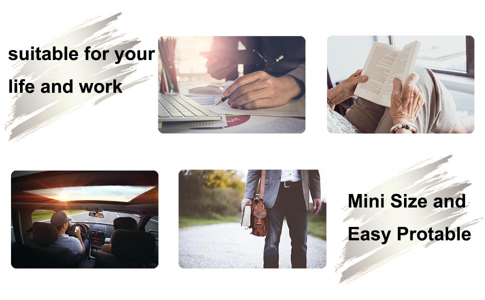 Folding Reading Glasses for Men Women Blue Light Blocking Readers with Keychain Compact Bags