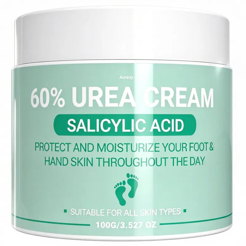 60% Urea Cream, Moisturizing Nourishing Hydrating Exfoliating Foot Care Cream for Soothing Dry Skin, Smoothing Foot Care Product for Daily Use, Moisturizer, Exfoliant, Foot Balm, Intensive Foot Care, Dead Skin Removal for Feet, Dead Skin Remover for Feet
