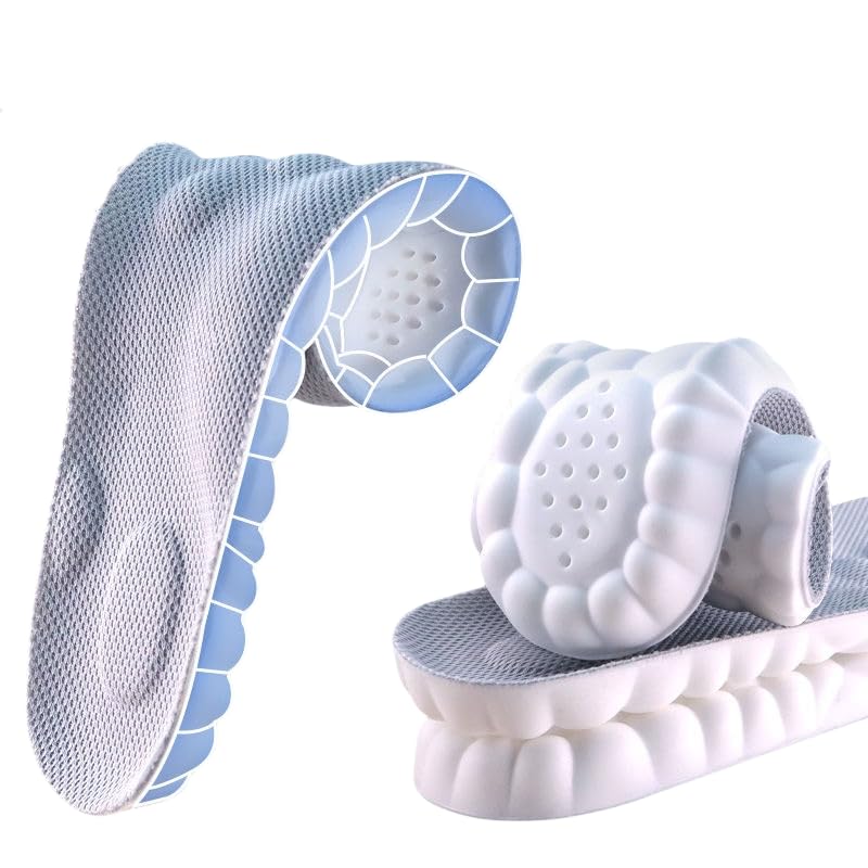 Insoles for Women Man,Cloud insoles for Men Women,4D Cloud Soles for Men Soft Memory Foam Cushioning Insoles - Trim to Fit Steppers Insoles Insoles for Women Man,Cloud insoles for Men Women,4D Cloud Soles for Men Soft Memory Foam Cushioning Insoles - Trim to Fit Steppers Insoles
