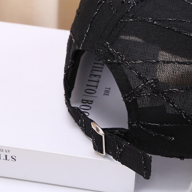 Ladies letter breathable men baseball caps go out in spring and autumn to show their faces.Small caps are simple and fashionable sun hats.