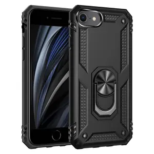 Case for iPhone SE/iPhone 5 Durable Shockproof Dual-Layer, 360° Rotatable Magnetic Ring Stand, Thick Buffer, Flexible Rotation for iPhone SE/iPhone 5 Phone Case