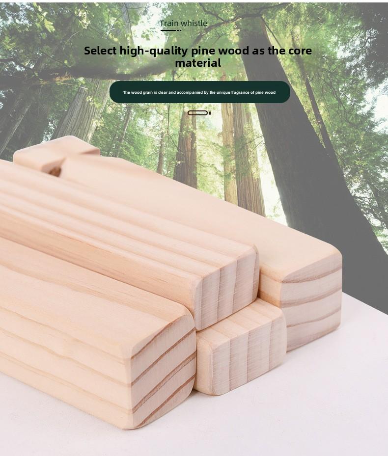 Wooden train whistle