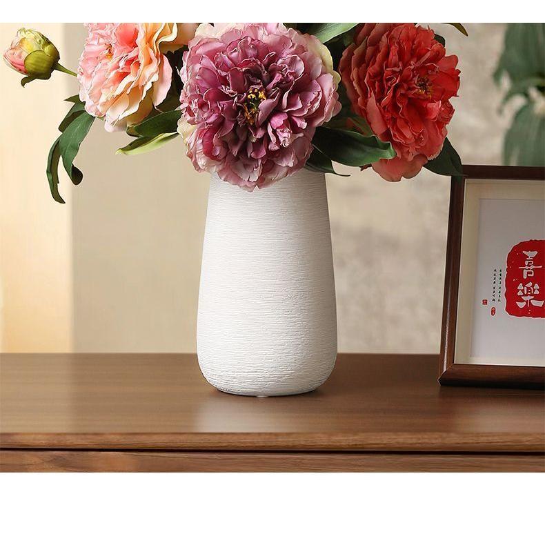 High-Quality Chinese Style Artificial Peony with Burnt Edges, Silk Flowers for Home Decoration and Photography Props