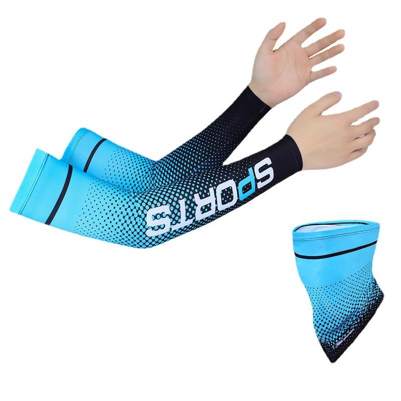 New ice sleeve summer sunscreen artifact men's and women's driving cycling sleeves arm guard ice silk sleeves