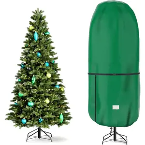 Tear Resistant Adjustable Christmas Tree Storage Bag for 6 FT Standing Artificial Tree with Ornaments, Dustproof Christmas Tree Storage Cover