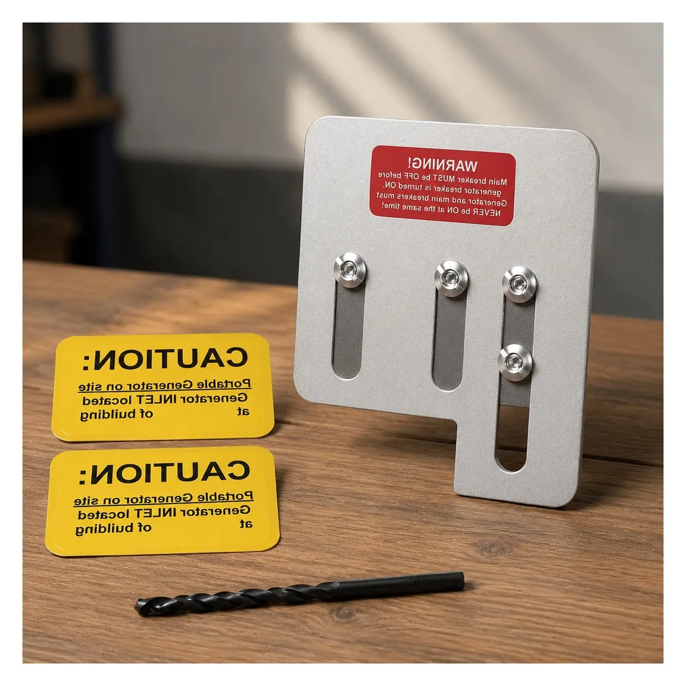 Generator Interlock Kit for Square D QO HOM 150 or 200 Amp Panels, 1 3/8 Inch Spacing Between Main and Branch Breaker, Professional Updated VersionGift