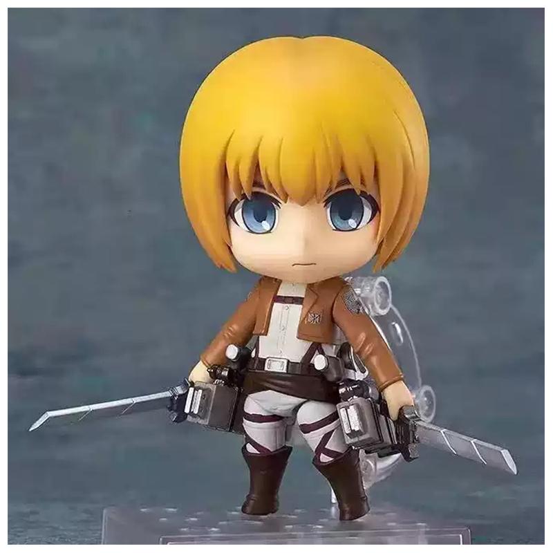 Attack on Titan Animation Comic Peripheral Toy Eren Mikasa Levi Hange Reiner Anime Action Movable Model Figures Collection NTR