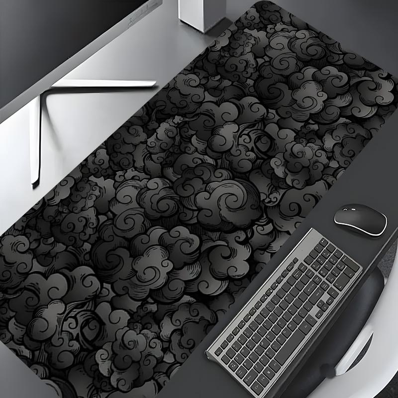 Cloud Pattern Mouse Pad, Rectangle Gaming Mouse Pad, Non-slip Rubber Base Desk Keyboard Mat for Home Office Game Room Desk, Gaming Desk Accessory