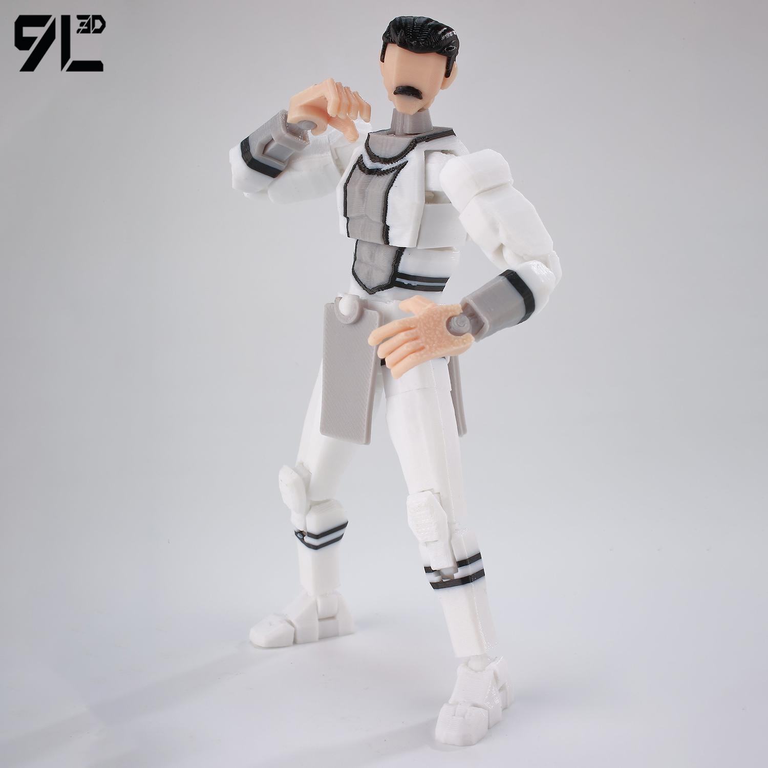 9L3D Printed Invincible Tech Jacker T13 Lucky13 Action Figure Dummy13 Motorcycle Multi-Jointed Collectible Model Toy Titan13