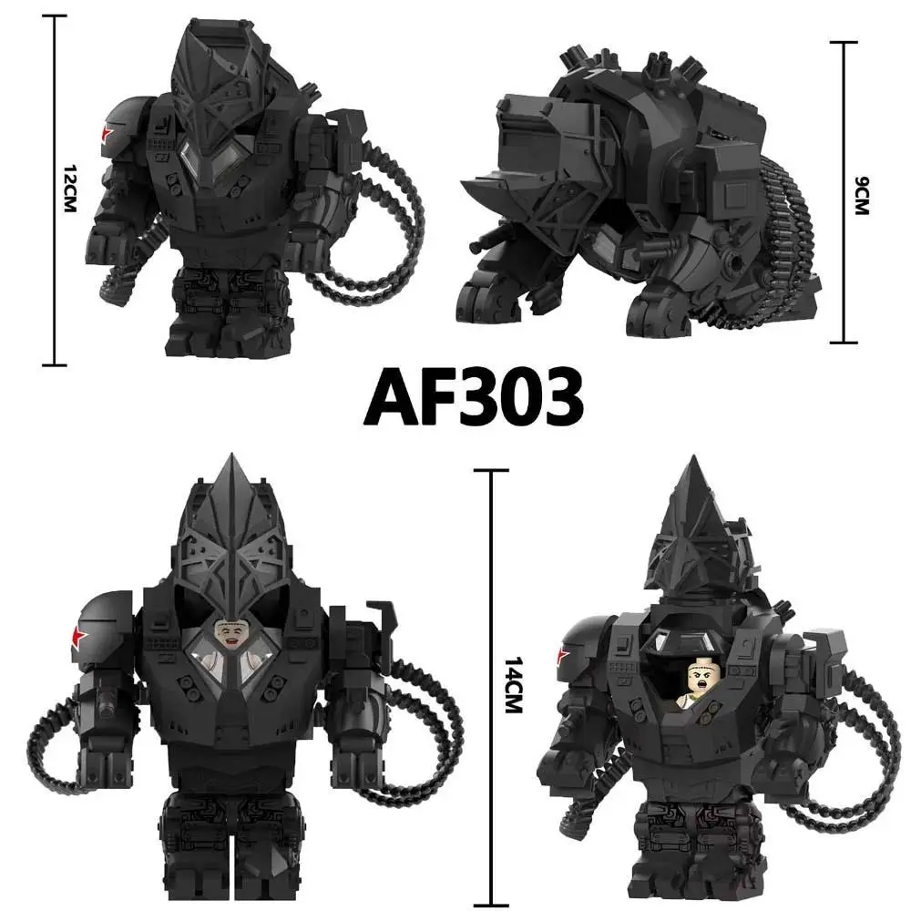 Model Dolls Bricks Minifigures Action Figures Assemble Cartoon Characters Puzzle Building Blocks Toys Children's Birthday Gifts