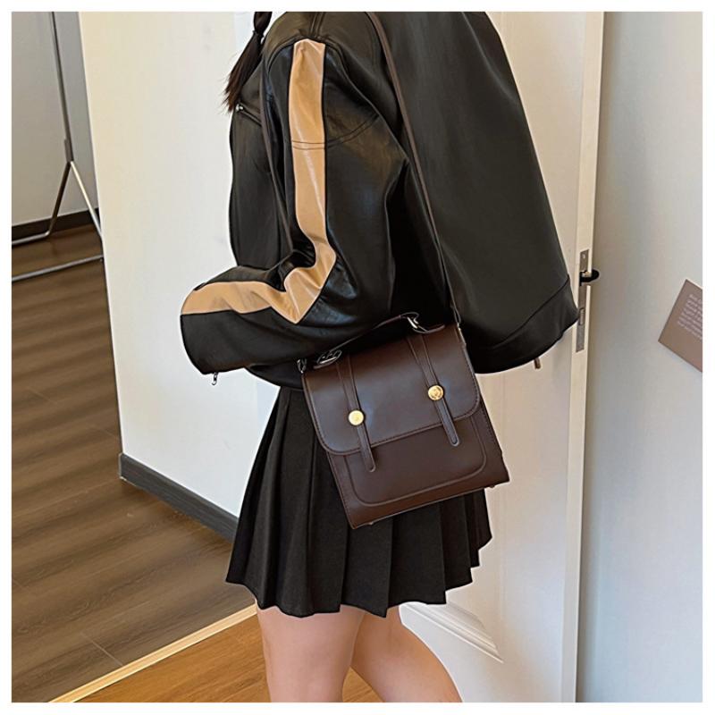 Large Capacity Simple Temperament Backpack, Western Style Casual Bag, Women's Bag