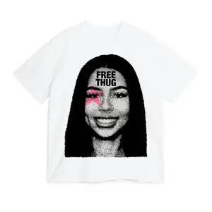 Women's Vintage Mariah The Scientist Free Thug Rapper Star Graphic T-Shirt gifts custom women purple rain girl cherry shirt Puerto Rico Football Fan oversized tshirt angel wings cut