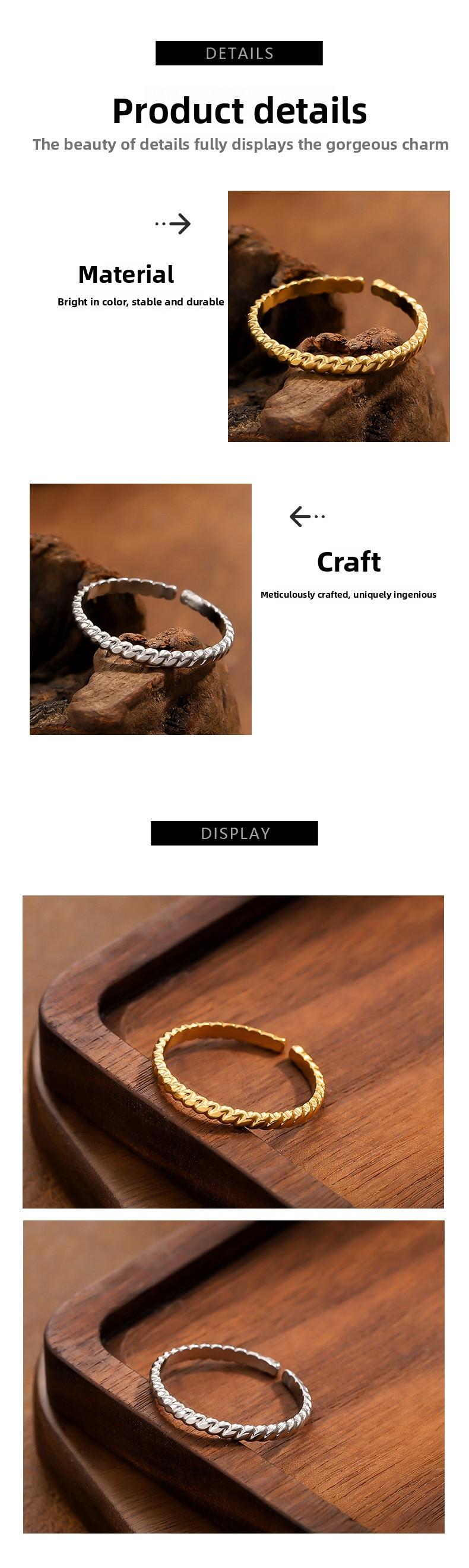 Mini Circle Ring - Elegant Gold Tone Band with Delicate Bead Detailing for Everyday Wear