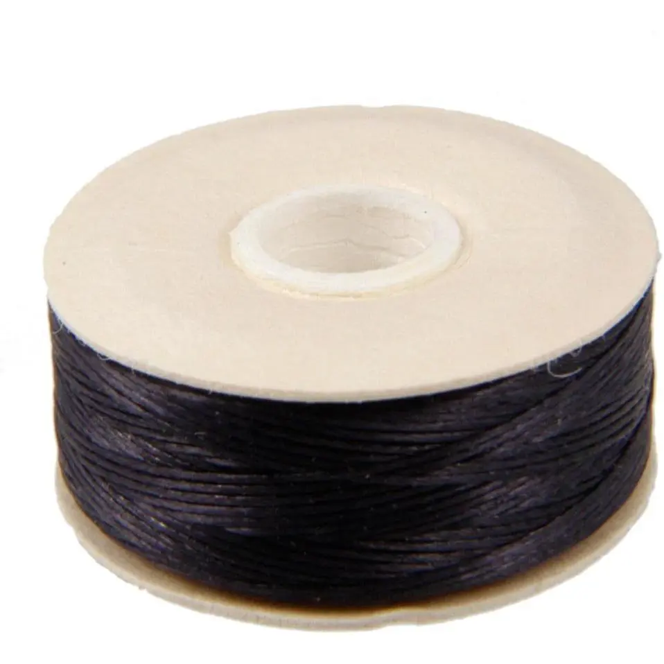 NYMO Nylon Beading Thread Size B for Delica Beads "Black" 72YD (66 Meters)